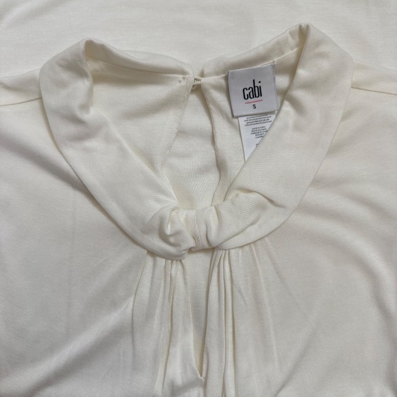 Like New Cabi Province Top Cream Ivory Sleeveless Style 5756 Small - Picture 2 of 6